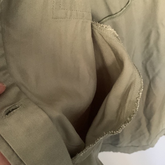 NWT Kensie Jeans 100% Modal Utility Jacket in Shadow Khaki Green Drawstring - Picture 7 of 7